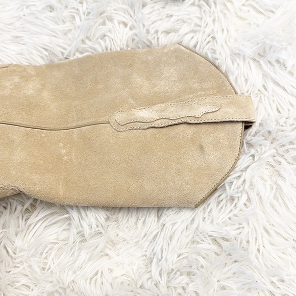 NEW Jeffrey Campbell Free People Floured Western Suede Heel Boots women sz 7 - Picture 8 of 8